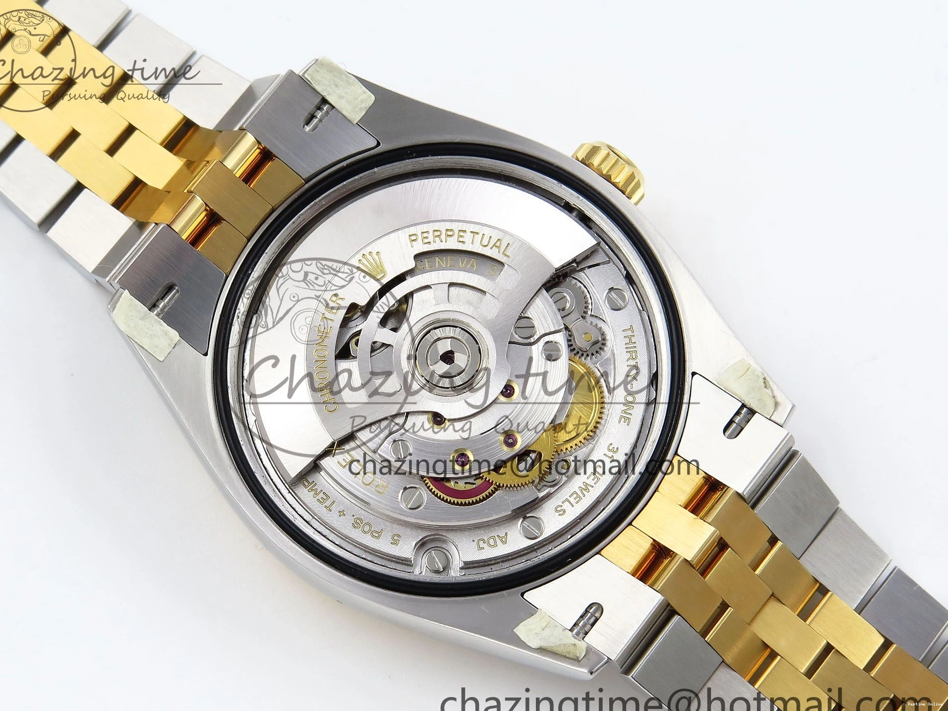 0418 Effortless DateJust 36 126233 Clean 1:1 Best Edition 904L Steel YG Textured Diamonds Dial on SS YG Jubilee Bracelet VR 1500